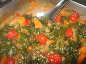 Botterskorsie en spinasie gereg