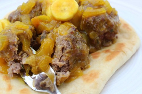 maalvleis bolle kerrie en piesang