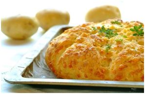 Aartappel en Kaas  (Potatobake) Broodjie