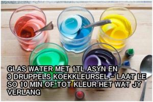 Gekleurde eiers - Kleursel