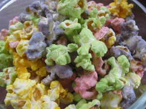 Gekleurde springmielies