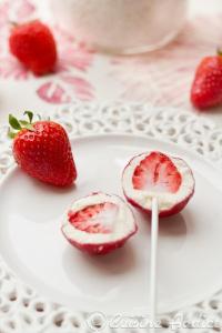 Aarbeie op 'n stokkie - Foto Cuisine Addict