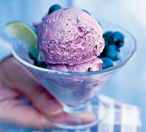 Blueberry Icecream - Foto BBC Food