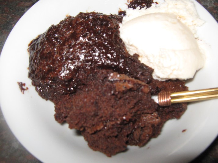 slow cooker sjokolade mokka poeding