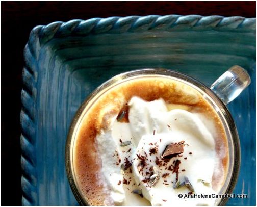 Lavender Hot Choclate - AnaHelenaCampbell.com