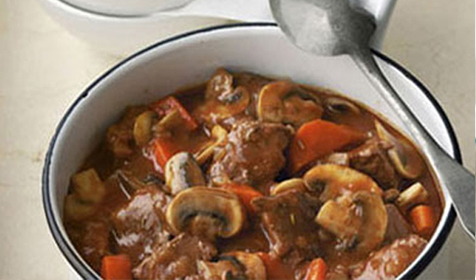 slow cooker beef and mushroom