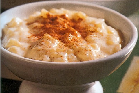 slow cooker rice pudding