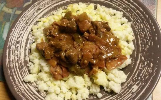 hoenderlewertjies en pap