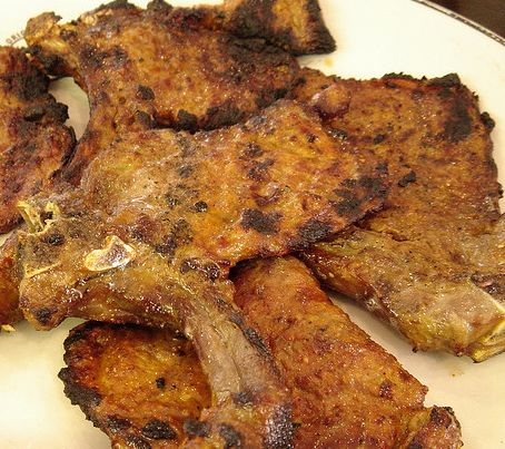 Kerrie Lamstjops in deeg laag-the gammons