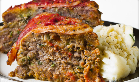 meatloaf met bacon