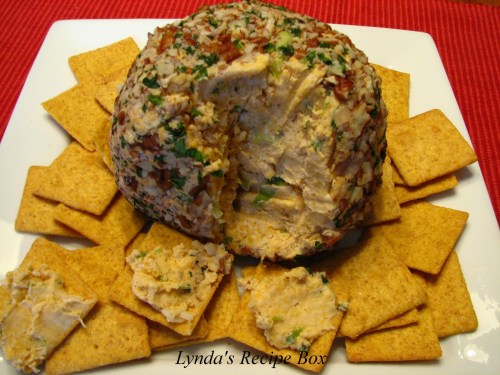 Cheese ball http://www.lyndasrecipebox.com/