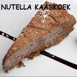 nutella kaaskoek