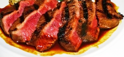 Gesmoorde Volstruis vleis