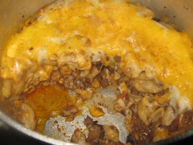 macaroni met chakalaka